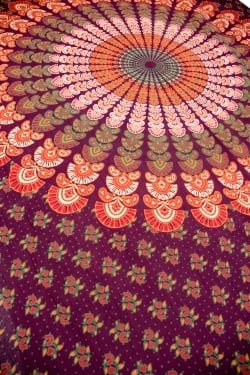 マルチクロス - マンダラ【シングルベッドサイズ 約200cm×約136cm】 - サブ4