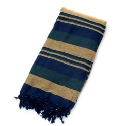 〔260cm×215cm〕カディコットン風マルチクロス - 紺系 - サブ2