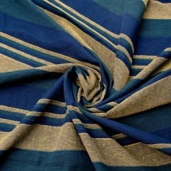 〔260cm×215cm〕カディコットン風マルチクロス - 紺系 - サブ3