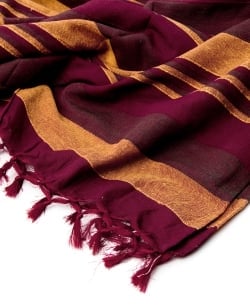 〔260cm×215cm〕カディコットン風マルチクロス - オータム系 - サブ4