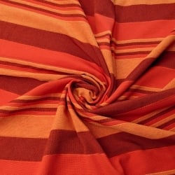 〔260cm×215cm〕カディコットン風マルチクロス - オレンジ系 - サブ3