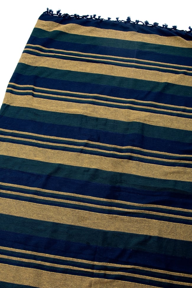 〔260cm×215cm〕カディコットン風マルチクロス - イエロー系 2 - 色違いの布を広げてみたところです。以下の写真は、色違いの同ジャンル品の物となります。