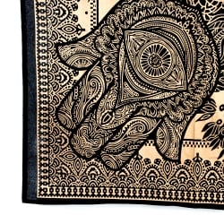 マルチクロス - ファーティマの手 ハムサ ゴールドラメ〔約225cm×約205cm〕 - サブ3