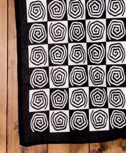 マルチクロス モノトーンマンダラ〔195cm×135cm〕 - サブ3