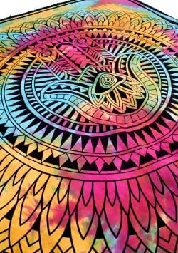 マルチクロス ハムサ タイダイホーリーカラー〔215cm×204cm〕 - サブ4