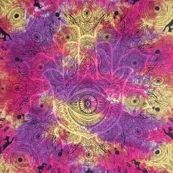 マルチクロス ハムサ カラフルタイダイ〔216cm×206cm〕 - サブ2