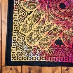 マルチクロス ハムサ カラフルタイダイ〔216cm×206cm〕 - サブ3