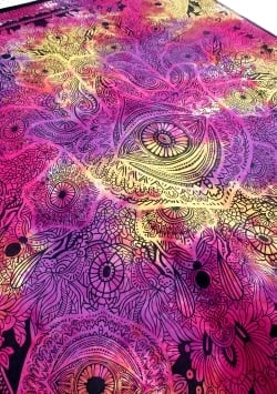 マルチクロス ハムサ カラフルタイダイ〔216cm×206cm〕 - サブ4