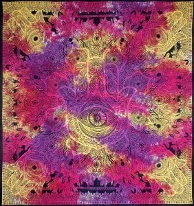 マルチクロス　ハムサ　カラフルタイダイ〔216cm×206cm〕