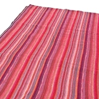 〔225cm×150cm〕柔らか手触りのイタワ織りマルチクロス - レッドの商品写真