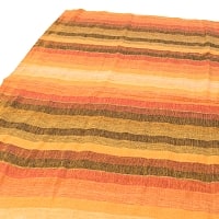 〔225cm×150cm〕柔らか手触りのイタワ織りマルチクロス - オレンジの商品写真