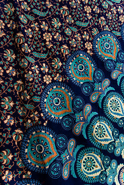 マルチクロス - ピーコックマンダラ【約228cm x 200cm】 - サブ5