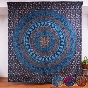 マルチクロス - マンダラ〔約203cm×約224cm〕