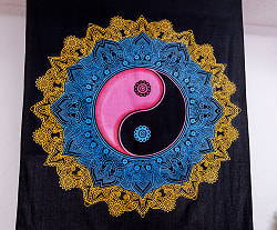 マルチクロス - 太極図〔約135cm×約205cm〕 - サブ3