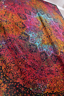 マルチクロス - ホーリーカラータイダイ マンダラ〔201cm×220〕大きな布 - サブ3