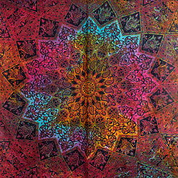 マルチクロス - ホーリーカラータイダイ マンダラ〔201cm×220〕大きな布 - サブ4