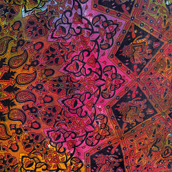 マルチクロス - ホーリーカラータイダイ　マンダラ〔201cm×220〕大きな布 - サブ5