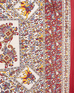 〔各色あり〕マルチクロス　ラクダ祭りとゾウ祭り〔135cm×195〕大きな布 - サブ5