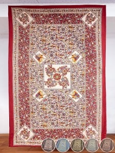 〔各色あり〕マルチクロス　ラクダ祭りとゾウ祭り〔135cm×195〕大きな布