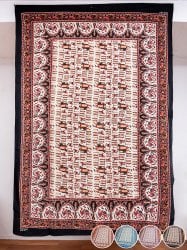 〔各色あり〕マルチクロス ゾウ祭り〔136cm×198〕大きな布