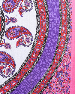 〔各色あり〕マルチクロス　更紗とマンダラペイズリー〔136cm×194〕大きな布 - サブ5