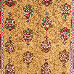 〔各色あり〕マルチクロス　ろうけつ染め風　伝統模様〔135cm×192〕大きな布 - サブ4