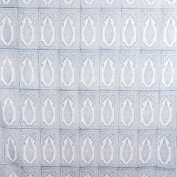 ジャイプル 職人手作り インド伝統の木版染め更紗マルチクロス〔約225cm×約155cm〕美しい色彩 ボタニカル テーブルクロス ベッドカバー ソファーカバー パーテーションなどへ - サブ4