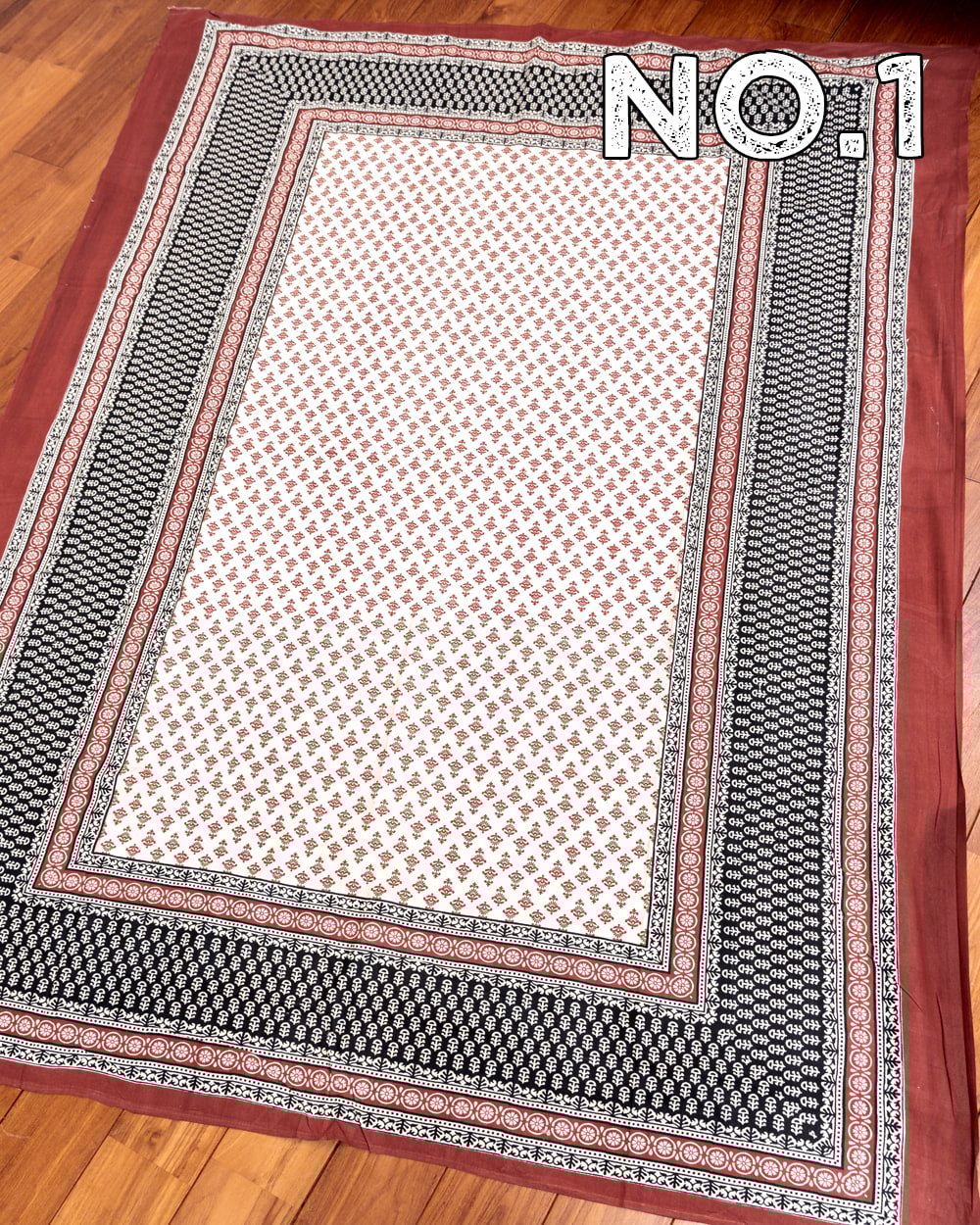 マルチクロス - 小花柄〔約215cm×約146cm〕1枚目の下部説明写真です