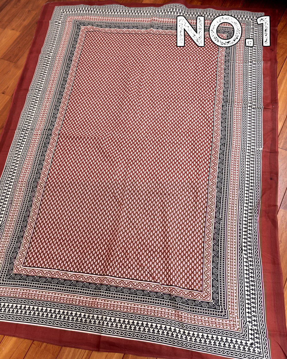 マルチクロス - 小花柄〔約213cm×約145cm〕1枚目の下部説明写真です