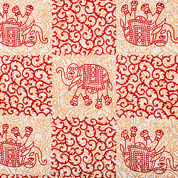 マルチクロス - 唐草エレファント〔約200cm×約140cm〕 - サブ4