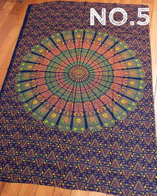 〔各色あり〕マルチクロス マンダラ〔209cm×135cm〕大きな布の選択用写真