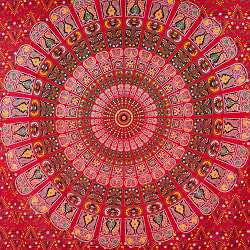 〔各色あり〕マルチクロス　マンダラ〔209cm×135cm〕大きな布 - サブ3