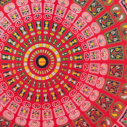 〔各色あり〕マルチクロス　マンダラ〔209cm×135cm〕大きな布 - サブ4