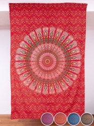 〔各色あり〕マルチクロス マンダラ〔209cm×135cm〕大きな布