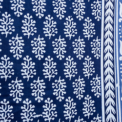 〔各色あり〕マルチクロス　インディゴ更紗〔218cm×136cm〕大きな布 - サブ4