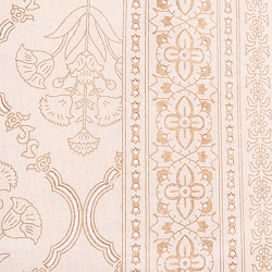 〔各色あり〕マルチクロス 淡く優しいパステルカラー ゴールドラメ 花模様〔215cm×144cm〕大きな布 - サブ4