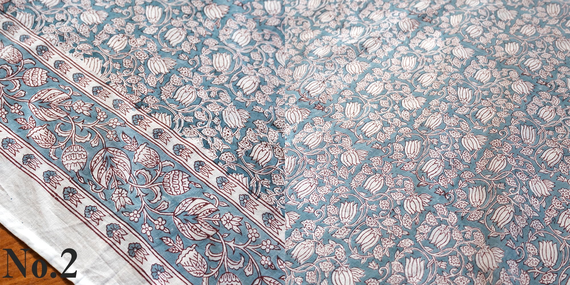 〔各色あり〕使い方は自由！ウッドブロックプリントのマルチクロス〔約180cm×約110cm〕2枚目の下部説明写真です