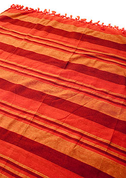 【自由に選べる3個セット】〔235cm×150cm〕カディコットン風マルチクロス - ストライプ柄 - サブ3