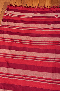 【お得な50個セット アソート】〔235cm×150cm〕カディコットン風マルチクロス - ストライプ柄 - サブ5