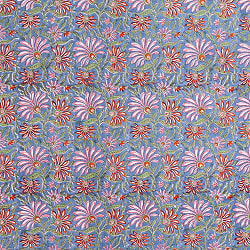 【自由に選べる3枚セット】ジャイプル　職人手作り　インド伝統の木版染め更紗マルチクロス　美しい色彩　ボタニカル　テーブルクロス　ベッドカバー　ソファーカバー　パーテーションなどへ - サブ2