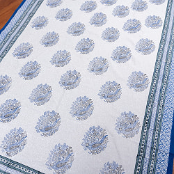 【自由に選べる3枚セット】ジャイプル　職人手作り　インド伝統の木版染め更紗マルチクロス　美しい色彩　ボタニカル　テーブルクロス　ベッドカバー　ソファーカバー　パーテーションなどへ - サブ5