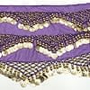 ベリーダンス　ヒップスカーフ 250コイン - 紫の商品写真