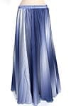 ベリーダンス用グラデーション・ロングスカート【ゴムタイプ】 - 青紫の商品写真