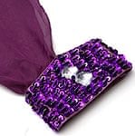 ロングアームスカーフ - 深紫の商品写真