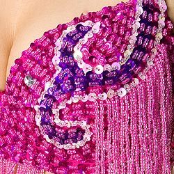 ベリーダンス衣装　フレアスカート・ブラ 上下セット -  - サブ4