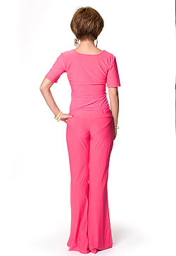 ベリーダンス レース付きストレッチレッスンウェア - 上下セット - サブ3