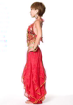 アラビアンフレアパンツ＆コイン付きトップス  - 上下セット - サブ2