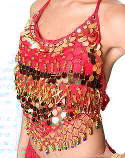 アラビアンフレアパンツ＆コイン付きトップス  - 上下セット - サブ4