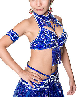 ベリーダンス衣装　ブラ&ベルトセット - サブ5