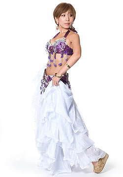 [B品質]ベリーダンス衣装　ブラ&ベルトセット - サブ2